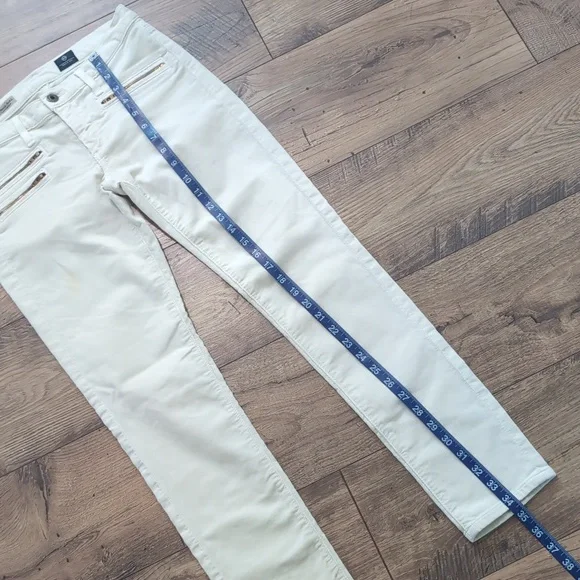 Adriano Goldschmied Moto Stevie ankle pants, mid-rise slim straight corduroy 26R - Picture 4 of 16